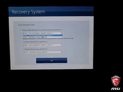 msi system recovery tool